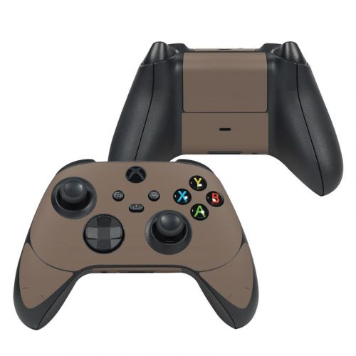 Solid State Flat Dark Earth Xbox Series X Controller Skin