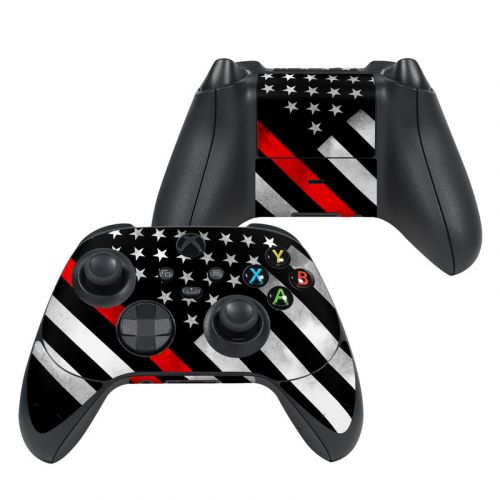 Thin Red Line Hero Xbox Series X Controller Skin
