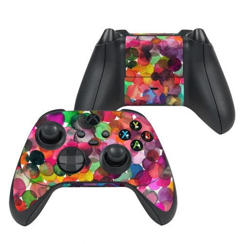Watercolor Drops Xbox Series X Controller Skin