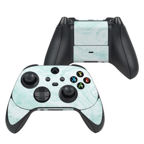 Winter Green Marble Xbox Series X Controller Skin
