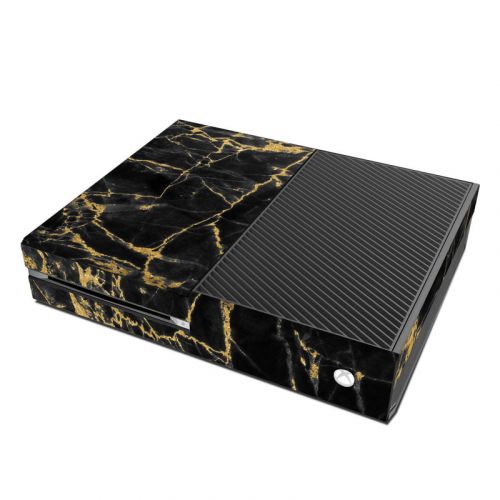 Black Gold Marble Xbox One Skin