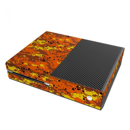 Digital Orange Camo Xbox One Skin