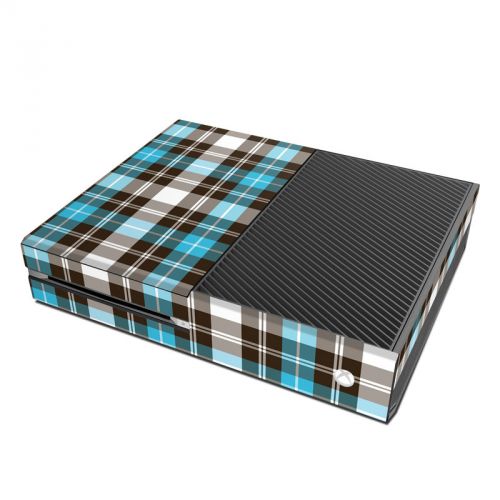 Turquoise Plaid Xbox One Skin