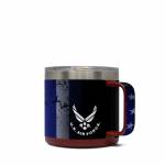 USAF Flag Yeti Rambler Mug 14oz Skin