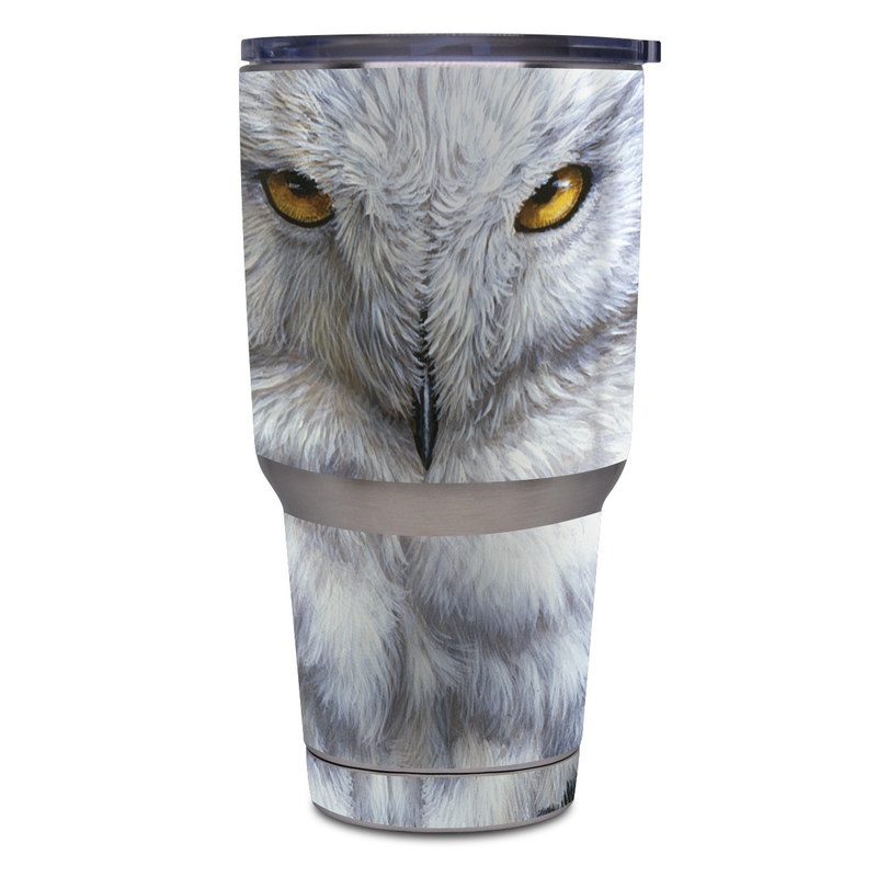  Skin design of Owl, Bird, Bird of prey, Snowy owl, great grey owl, Close-up, Eye, Snout, Wildlife, Eastern Screech owl, with gray, white, black, blue, purple colors