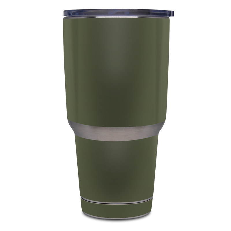 olive green yeti mug