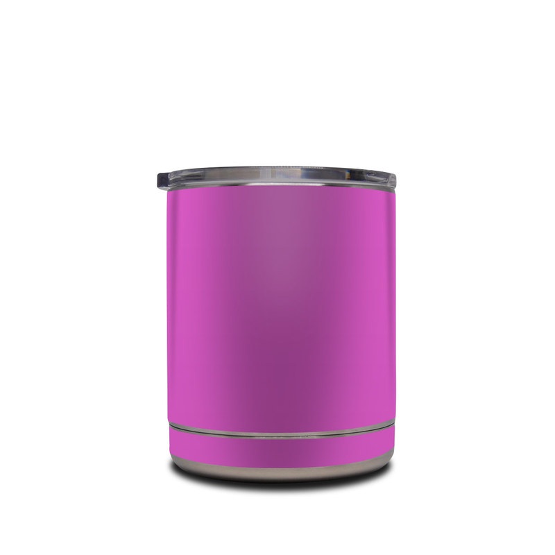 Yeti Rambler Lowball 10oz Skin design of Violet, Pink, Purple, Red, Lilac, Magenta, Blue, Lavender, Text, Sky, with pink colors