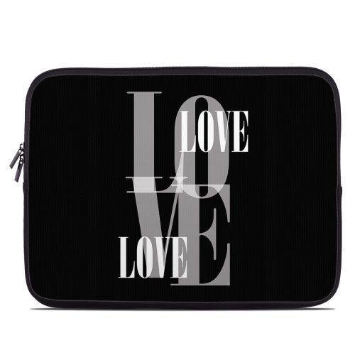 Black Love Laptop Sleeve