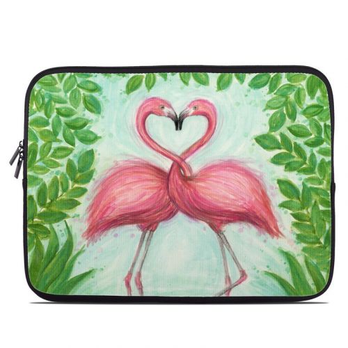 Flamingo Love Laptop Sleeve