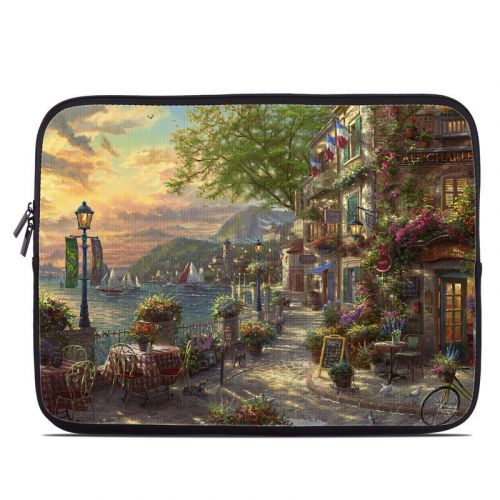 French Riviera Cafe Laptop Sleeve
