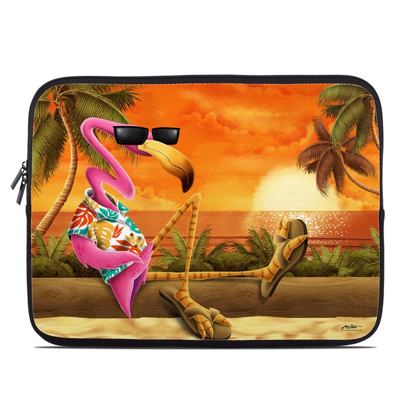 Laptop Sleeve design of Cartoon, Art, Animation, Illustration, Plant, Cg artwork, Shoe, Fictional character with red, orange, green, black, pink colors