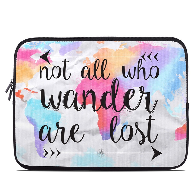 Laptop Sleeve design of Font, Text, Calligraphy, Graphics, with black, white, orange, pink, red, blue, purple, yellow colors