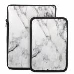 White Marble Tablet Sleeve