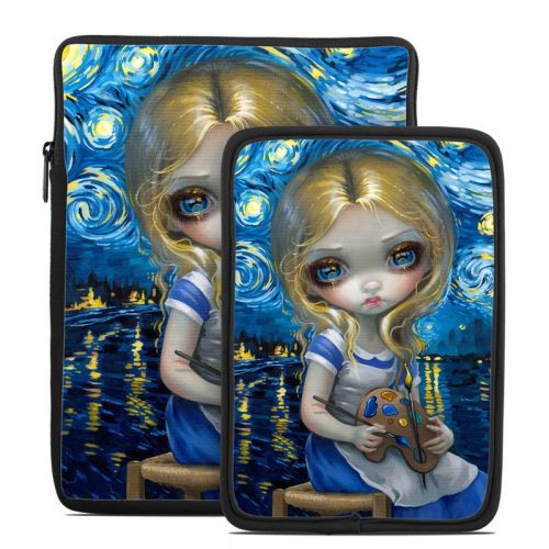 Alice in a Van Gogh Tablet Sleeve