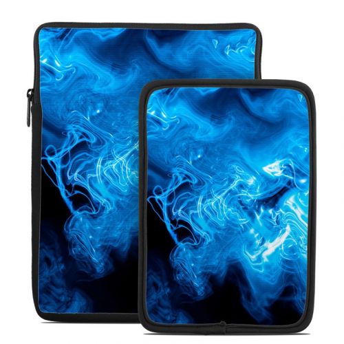 Blue Quantum Waves Tablet Sleeve