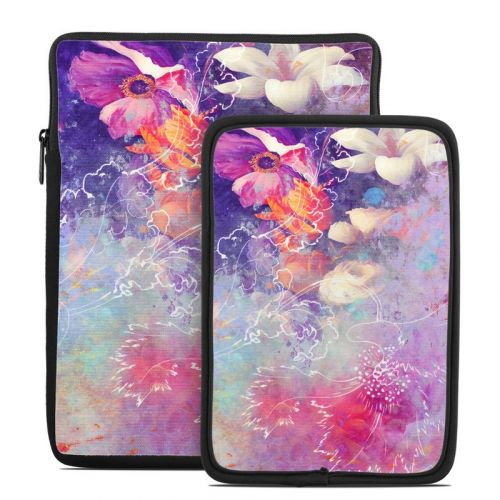 Sketch Flowers Lily Tablet Sleeve
