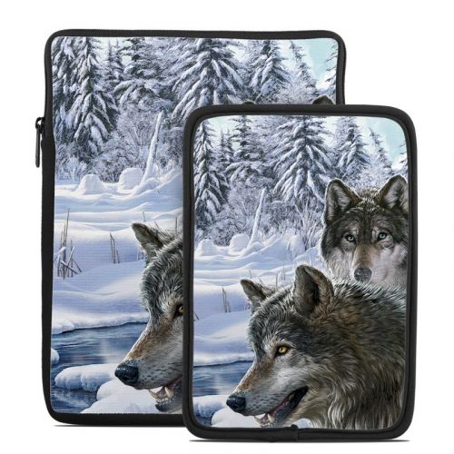 Snow Wolves Tablet Sleeve