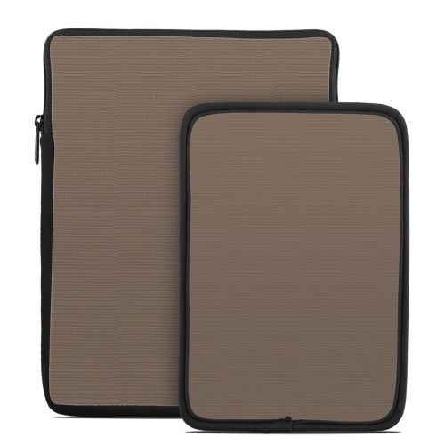 Solid State Flat Dark Earth Tablet Sleeve