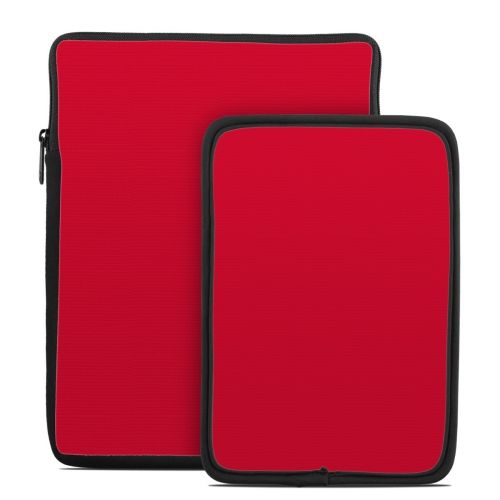 Solid State Red Tablet Sleeve