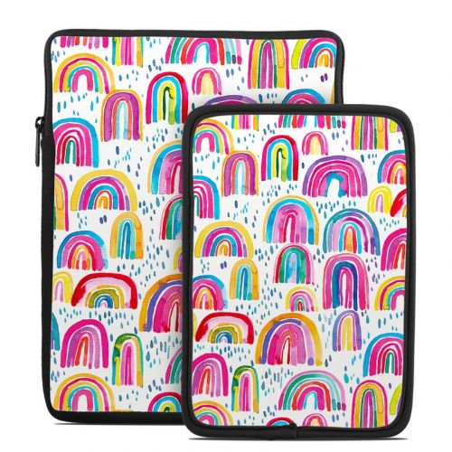 Watercolor Rainbows Tablet Sleeve