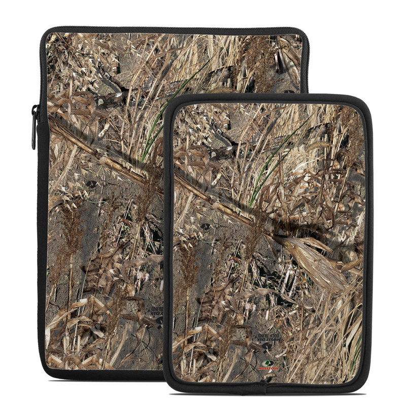 Tablet Sleeve design of Soil, Plant, with black, gray, green, red colors
