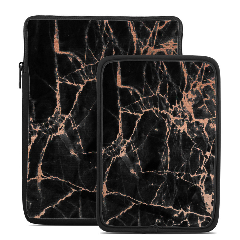 Tablet Sleeve design of Branch, Black, Twig, Tree, Brown, Sky, Atmosphere, Plant, Winter, Night with black, pink colors