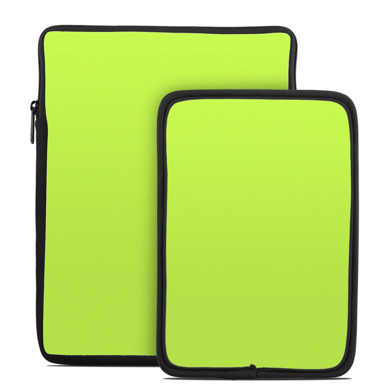 Tablet Sleeve design of Green, Yellow, Text, Leaf, Font, Grass with green colors