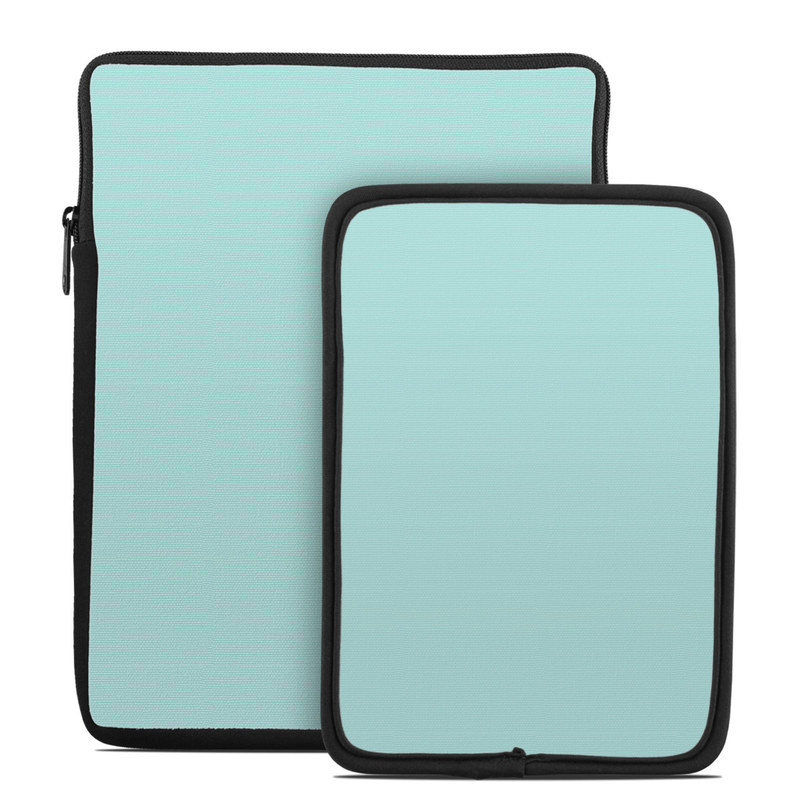 Tablet Sleeve design of Green, Blue, Aqua, Turquoise, Teal, Azure, Text, Daytime, Yellow, Sky with blue colors