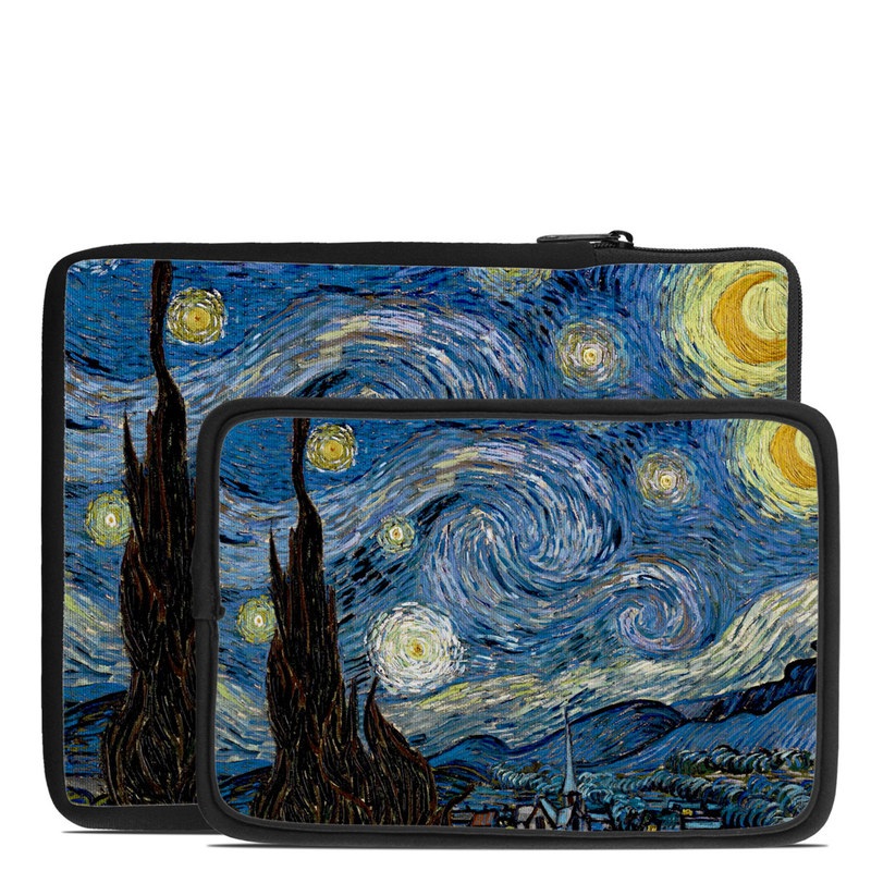Tablet Sleeve design of Painting, Purple, Art, Tree, Illustration, Organism, Watercolor paint, Space, Modern art, Plant, with gray, black, blue, green colors
